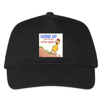 Humour motivant de Drôle de poulet qui monte vers le haut - Casquette de baseball Enfant - noir - Devant