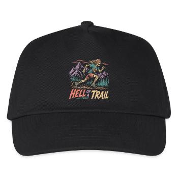 Course sur sentier - Un sacré sentier - Casquette de baseball Enfant - noir - Devant