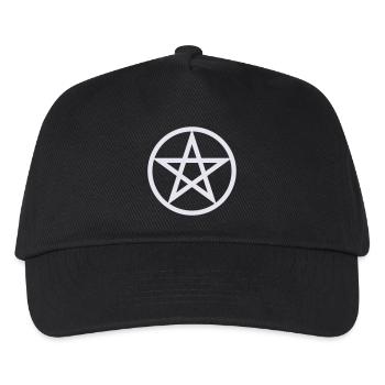 Pentagram Pentacle Witch Magic Occult Symbol - Kids’ Baseball Cap - black - Front
