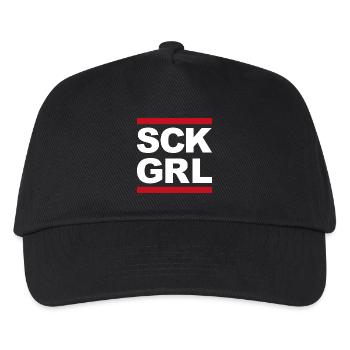 Chemise SCK GRL – Déclaration sur le streetwear alternatif - Casquette de baseball Enfant - noir - Devant