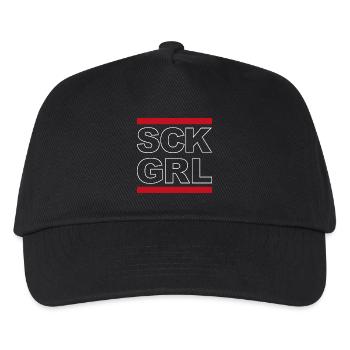 Chemise SCK GRL – Déclaration sur le streetwear alternatif - Casquette de baseball Enfant - noir - Devant