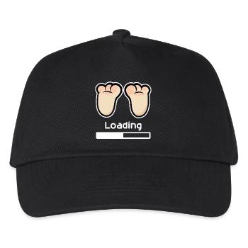 Chargement... - Casquette de baseball Enfant - noir - Devant
