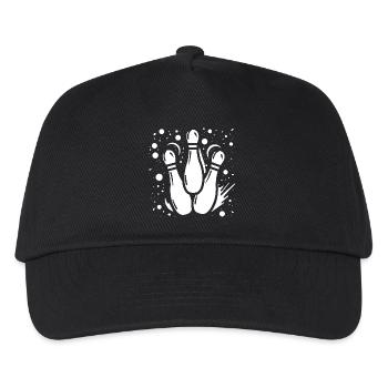 Bowling - Casquette de baseball Enfant - noir - Devant