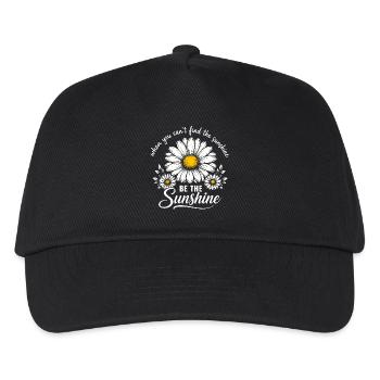 Quand tu ne trouves pas le soleil Sois le soleil - Casquette de baseball Enfant - noir - Devant