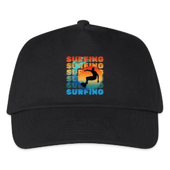 SURFEUR SURFEUR PLAGE D’ÉTÉ - Casquette de baseball Enfant - noir - Devant