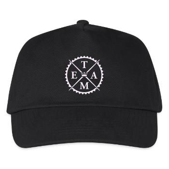 Team - Kids’ Baseball Cap - black - Front