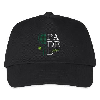 Padel_Addict - Kids’ Baseball Cap - black - Front
