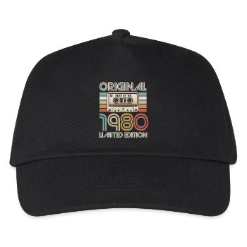 Original 1980 Édition Limitée - Casquette de baseball Enfant - noir - Devant