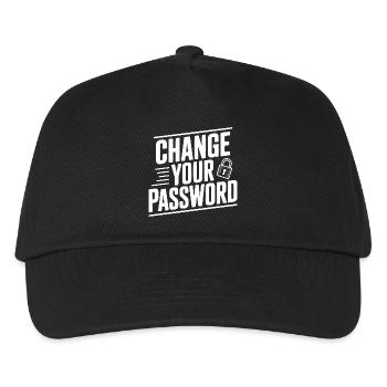 Change Your Password - Kids’ Baseball Cap - black - Front
