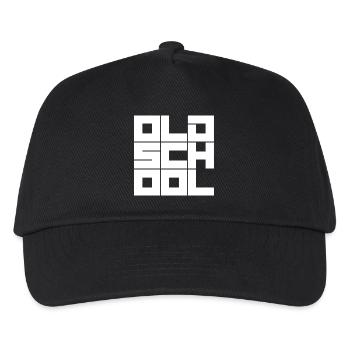 Logo géométrique Oldschool - Casquette de baseball Enfant - noir - Devant