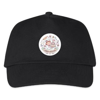 Hobby-Bäckerin Kuchenzauber - Kinder Basecap - Schwarz - Vorne