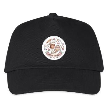 Hobbybäckerin mit Kuchenzauber - Kinder Basecap - Schwarz - Vorne