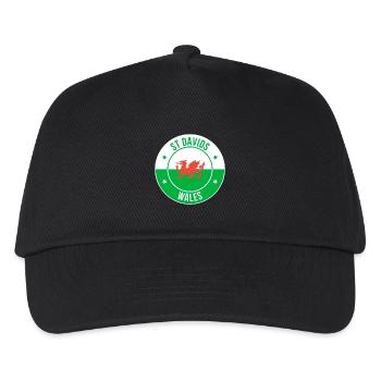 Emblème du Dragon gallois de St Davids - Casquette de baseball Enfant - noir - Devant