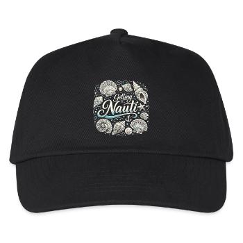 Chemise féminine pour enterrement de vie de garçon maritime - Obtenir une coquille Nauti - Casquette de baseball Enfant - noir - Devant