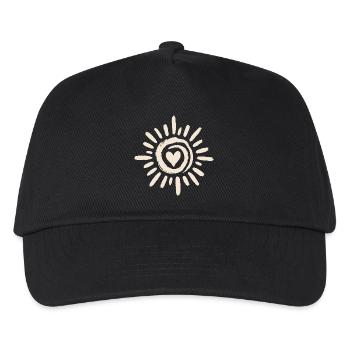 Cœur de soleil - Casquette de baseball Enfant - noir - Devant