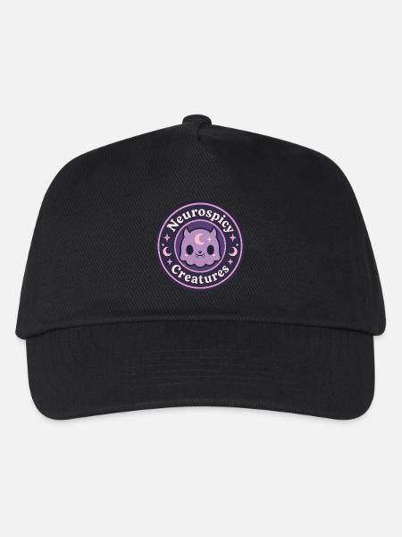 Offizielles Markenlogo von Neurospicy Creatures - Kinder Basecap - Schwarz