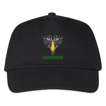 GUARDIAN - Taktisches Raubvogel-Design - Kinder Basecap - Schwarz - Vorne
