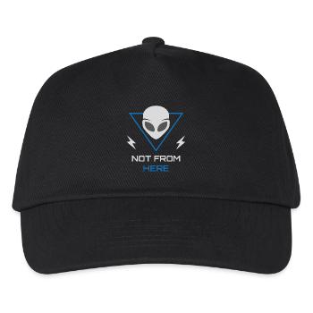 Alien UFO Sci Fi Outsider - Kids’ Baseball Cap - black - Front