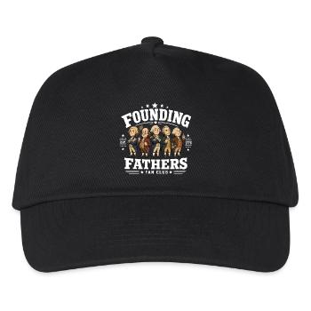 Founding Fathers Fan Club Funny Founding Fathers - Kids’ Baseball Cap - black - Front