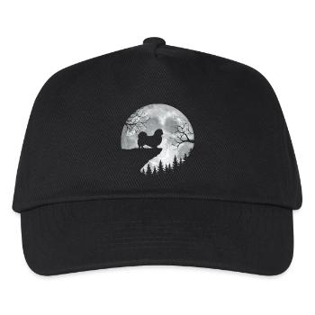 Pekingese Full Moon - Peke Dog Mom Dad Lap Dog - Kids’ Baseball Cap - black - Front