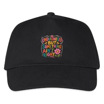 Undiagnosed, but something is wrong - Kids’ Baseball Cap - black - Front