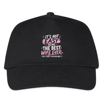 It's Not Easy Being The Best Wife Ever - Kids’ Baseball Cap - black - Front