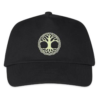 Tree of Life Celtic Knot Circle - Kids’ Baseball Cap - black - Front