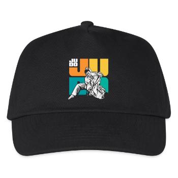 Judo Martial Arts Judoka Ground Fighting Training - Kids’ Baseball Cap - black - Front