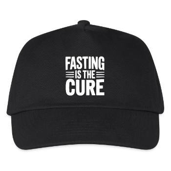 Fasting Is Cure - Kids’ Baseball Cap - black - Front
