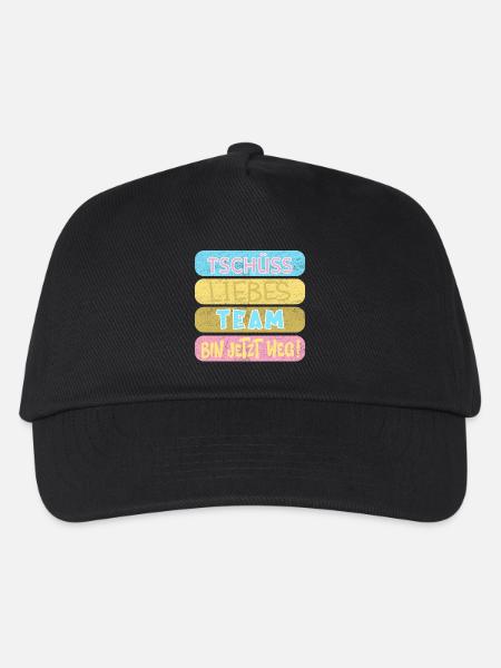 Abschied Liebes Team - Kinder Basecap - Schwarz