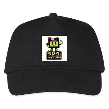 Retro 404 Motivation not found - Kids’ Baseball Cap - black - Front