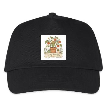 Balcony Tomato Club Illustration - Kids’ Baseball Cap - black - Front
