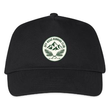 Off-Road Running Club - Kids’ Baseball Cap - black - Front