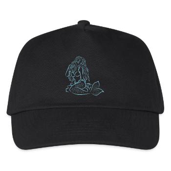 Mermaid - Kids’ Baseball Cap - black - Front