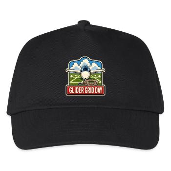 GLIDER GRID DAY - Kids’ Baseball Cap - black - Front