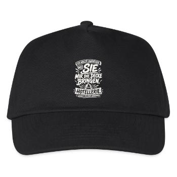 Ich wollte, dass SIE die Decke bringen - Kinder Basecap - Schwarz - Vorne