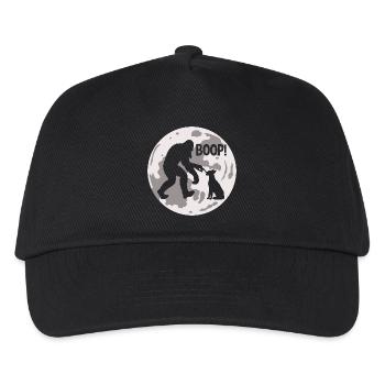 Funny Bigfoot Yeti Boop The Snoot Dog Humor - Kinder Basecap - Schwarz - Vorne