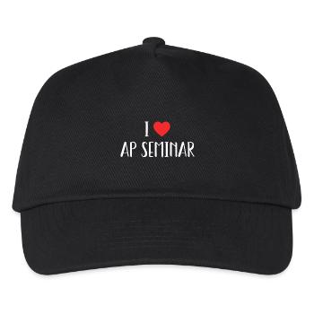 I Love AP Seminar Sarcastic AP - I Love AP Seminar - Kids’ Baseball Cap - black - Front