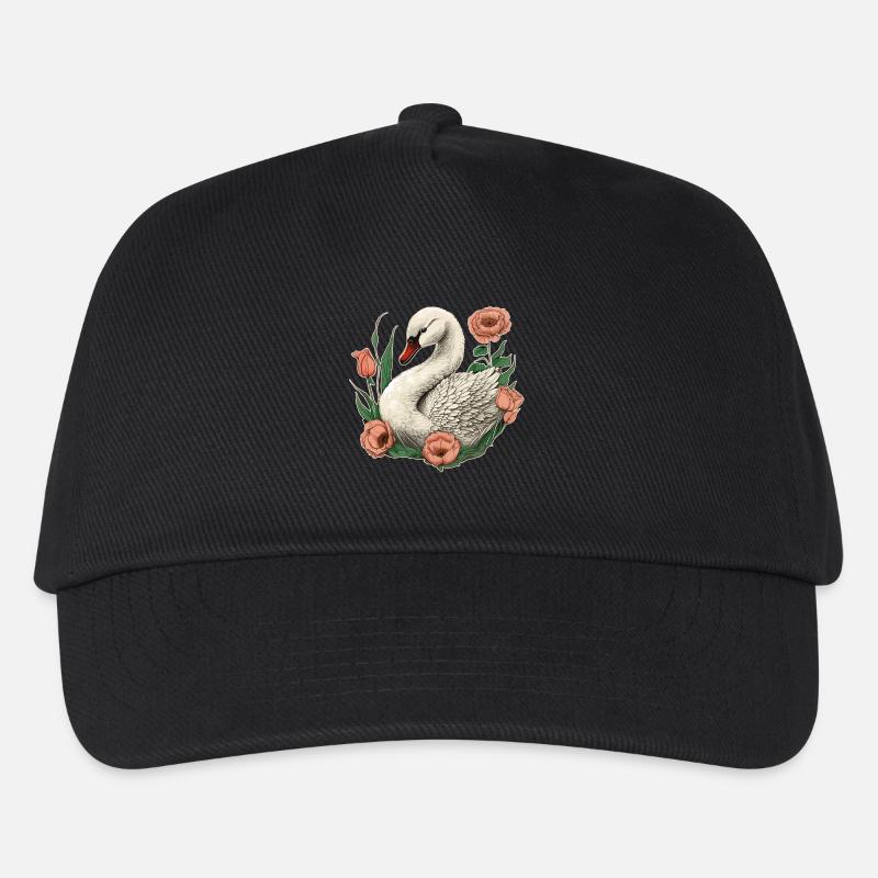 Cygne - Casquette de baseball Enfant - noir