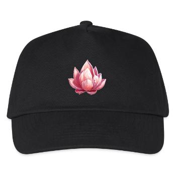Lotusblüte - Kinder Basecap - Schwarz - Vorne