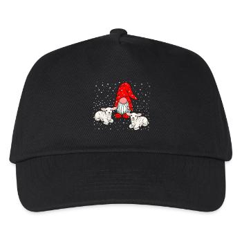 Noël Gnomes Gnomes Conte de fées Nicolas Noël - Casquette de baseball Enfant - noir - Devant