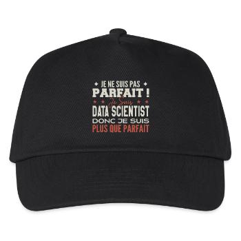 Data Scientist, der Traumberuf im Rampenlicht - Kinder Basecap - Schwarz - Vorne