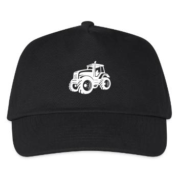 Tractor Farmer Icon - Kids’ Baseball Cap - black - Front