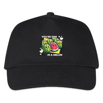 SIE SIND EINER IN EINER MELONE - Kinder Basecap - Schwarz - Vorne