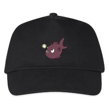 Anglerfisch - Kinder Basecap - Schwarz - Vorne