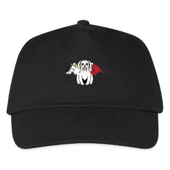 Hells, Dog, Angel, Devil, Heavenly, Devil, Dogs - Kids’ Baseball Cap - black - Front