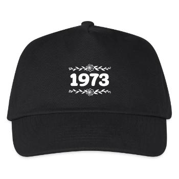 1973 Jahrgang 1973 Retro 1973 Jubiläum 1973 - Kinder Basecap - Schwarz - Vorne