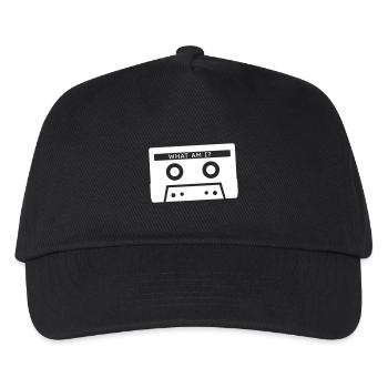 Qu’est-ce qu’une cassette - Casquette de baseball Enfant - noir - Devant