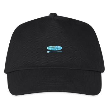 Stand Up Paddle Board SUP with Paddle Watercolor - Kids’ Baseball Cap - black - Front