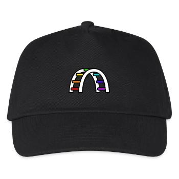 LGBTQ Pride Bridge - Kinder Basecap - Schwarz - Vorne
